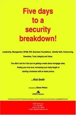 Tapa de Five Days To A Security Breakdown!
