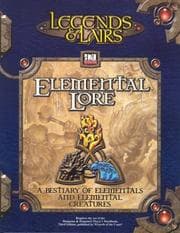 Tapa de Legends and Lairs: Elemental Lore (d20 System)