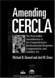 Tapa de Amending CERCLA