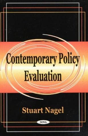 Tapa de Contemporary policy evaluation
