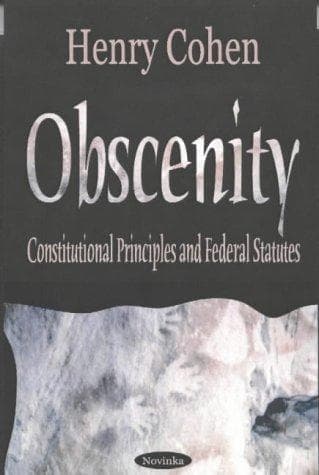 Tapa de Obscenity