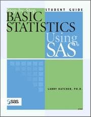 Tapa de Step-by-step basic statistics using SAS
