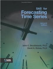 Tapa de SAS for forecasting time series