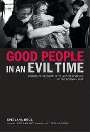 Tapa de Good People in an Evil Time