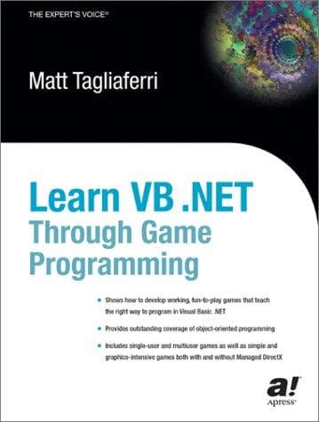 Tapa de Learn VB .NET Through Game Programming