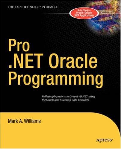 Tapa de Pro .NET Oracle Programming