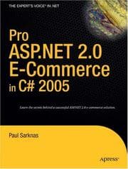 Tapa de Pro ASP.NET 2.0 E-Commerce in C# 2005 (Expert's Voice in .Net)