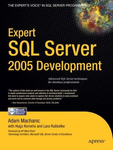 Tapa de Expert SQL server 2005 development