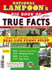 Tapa de National lampoon's big book of true facts