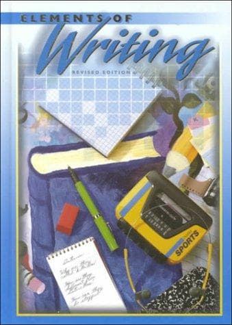 Tapa de Elements of Writing