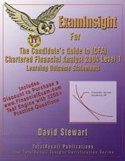 Tapa de ExamInsight For the Candidate's Guide to (CFA) Chartered Financial Analyst 2004 Level I Learning Outcome Statements