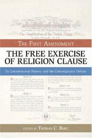 Tapa de The Free Exercise of Religion Clause