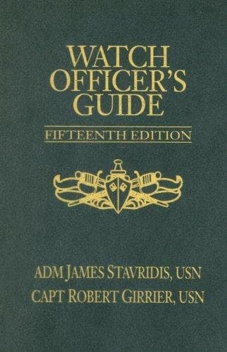 Tapa de Watch officer's guide