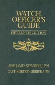 Tapa de Watch officer's guide