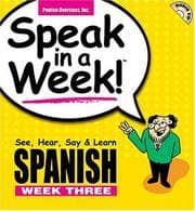 Tapa de Speak in a Week! Spanish