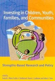 Tapa de Investing in children, youth, families, and communities