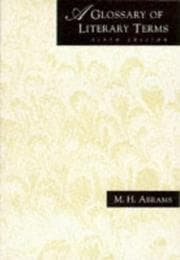 Tapa de A Glossary of Literary Terms