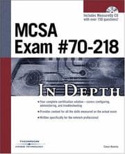 Tapa de MCSA Exam #70-218 In Depth