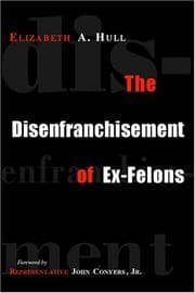 Tapa de The disenfranchisement of ex-felons
