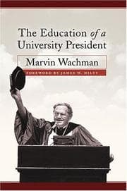 Tapa de The Education of a University President