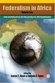 Tapa de Federalism in Africa