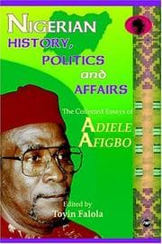 Tapa de Nigerian history, politics, and affairs