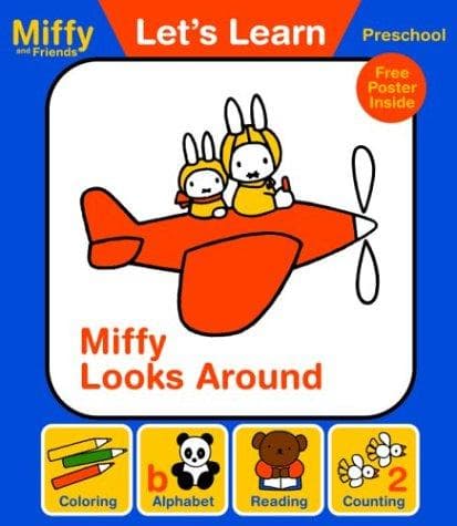 Tapa de Miffy Looks Around (Let's Learn)