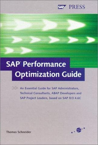 Tapa de SAP Performance Optimization Guide