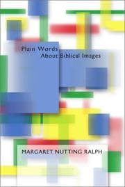 Tapa de Plain words about biblical images