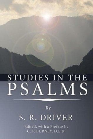 Tapa de Studies in the Psalms