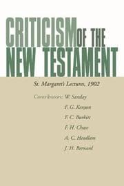 Tapa de Criticism of the New Testament