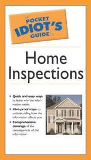 Tapa de The pocket idiot's guide to home inspections