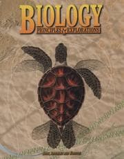 Tapa de Biology, principles & explorations