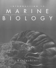 Tapa de Introduction to marine biology