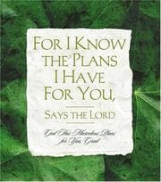 Tapa de For I Know the Plans I Have for You, Says the Lord (Daymaker Greeting Books)