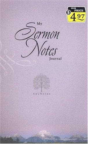 Tapa de My Sermon Notes Journal (Key Notes)
