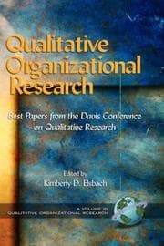 Tapa de Qualitative Organizational Research