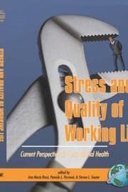 Tapa de Stress and quality of working life