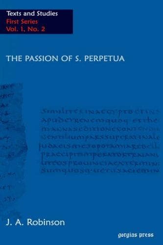 Tapa de The Passion of S. Perpetua