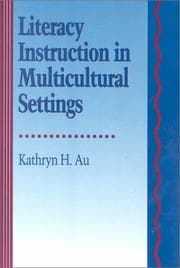 Tapa de Literacy instruction in multicultural settings