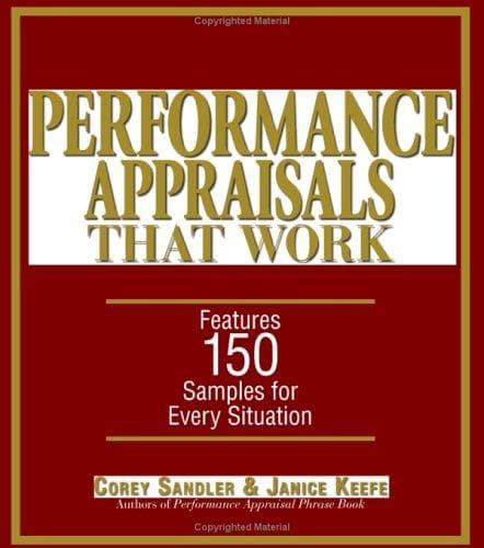 Tapa de Performance appraisals that work!