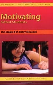 Tapa de Motivating Gifted Students (Practical Strategies Series in Gifted Education)