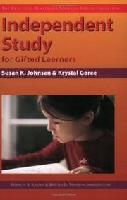 Tapa de Independent Study for Gifted Learners (Practical Strategies Series in Gifted Education)