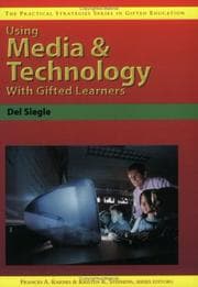 Tapa de Using Media & Technology With Gifted Learners (Practical Strategies Series in Gifted Education)