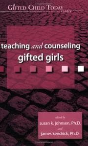 Tapa de Teaching and counseling gifted girls