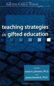 Tapa de Teaching strategies in gifted education