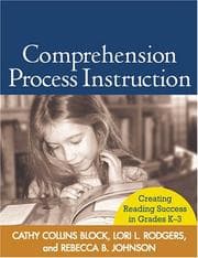 Tapa de Comprehension Process Instruction