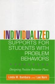 Tapa de Individualized Supports for Students with Problem Behaviors