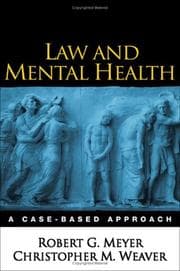 Tapa de Law and mental health