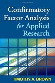 Tapa de Confirmatory Factor Analysis for Applied Research (Methodology In The Social Sciences)
